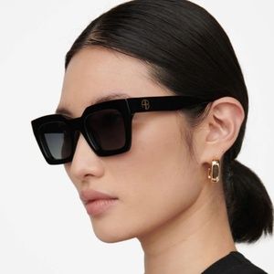 INDIO SUNGLASSES - ANINE BING - BLACK - PERFECT CONDITION